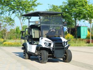 Wholesale New Design 4 Seater Off Road Electric Golf Cart Lithium Battery Pu Seats Color Customized from china suppliers