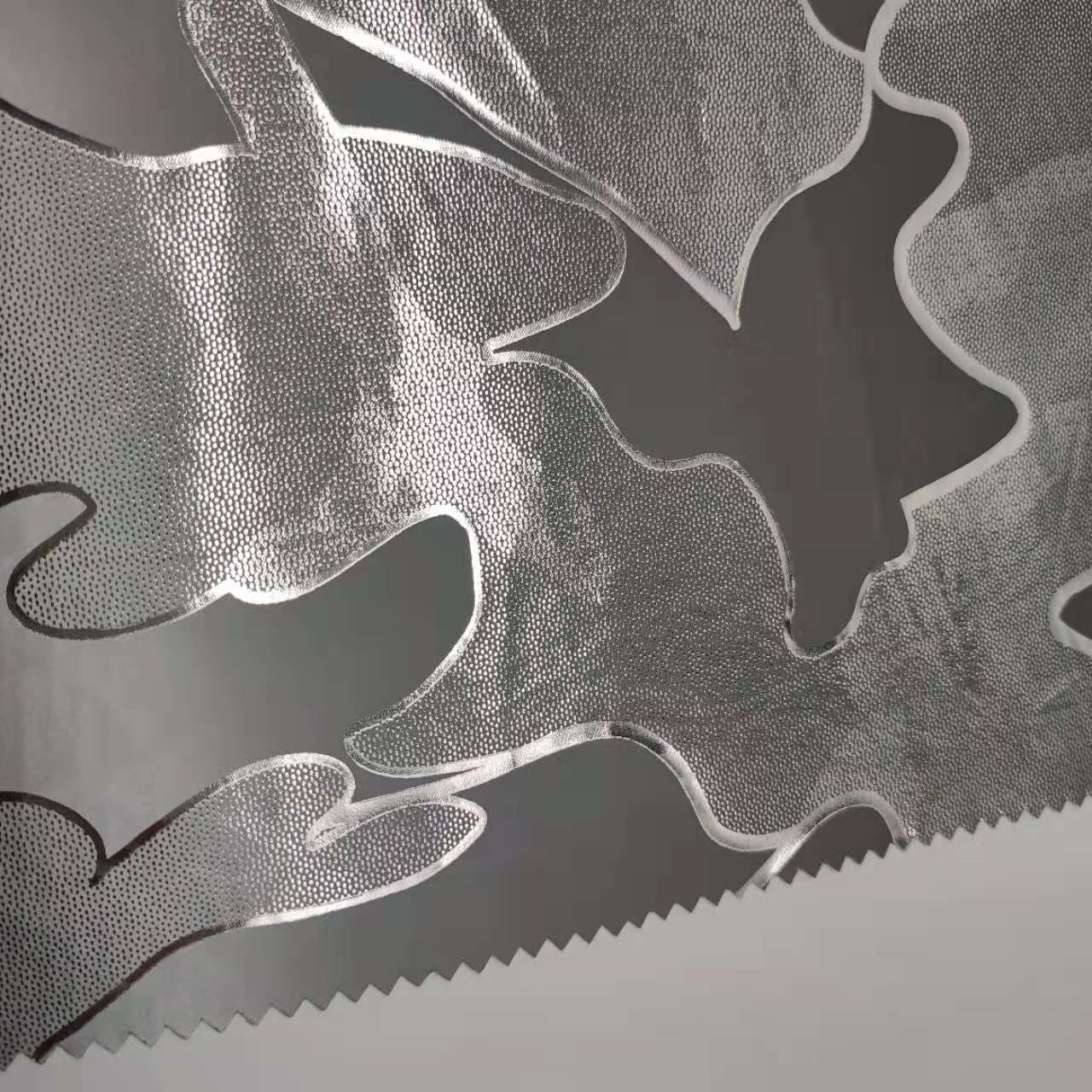 Silver Foiled Winter Jacket Fabric 160 Gsm 90DX90D 150CM Waterproof