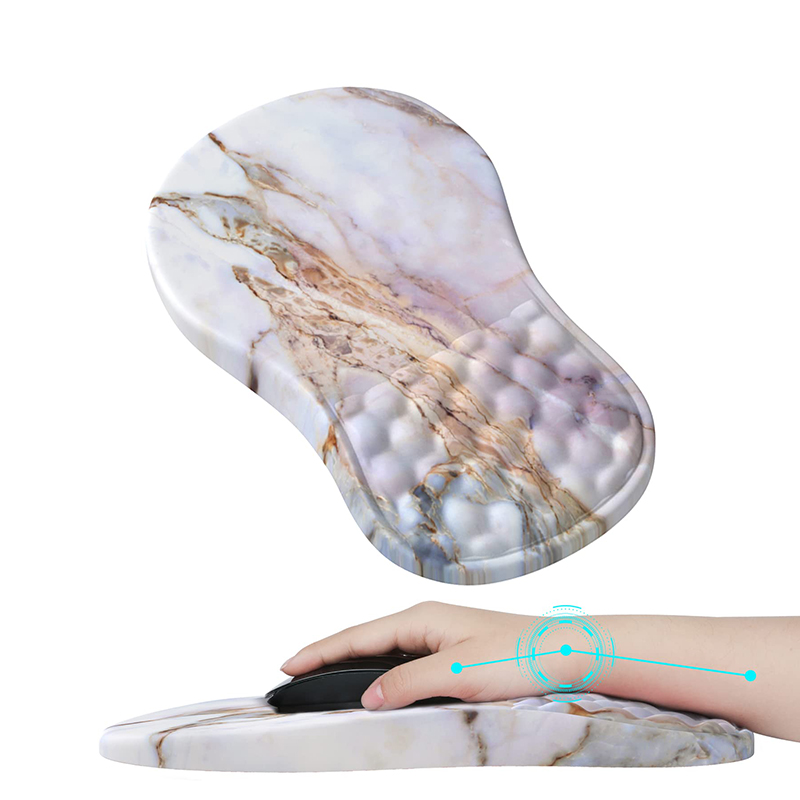 Fabric Gaming Office Mouse Pad with Wrist Rest Support Custom Logo and Ergonomic Design