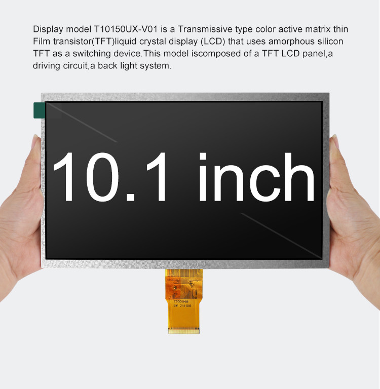 Polcd 1024X600 10.1 Inch LCD Screen EK79001 High Brightness TFT Display
