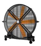 220V IE5 PMSM Motor Giant Outdoor Fan Movable Portable Commercial Fan Waterproof