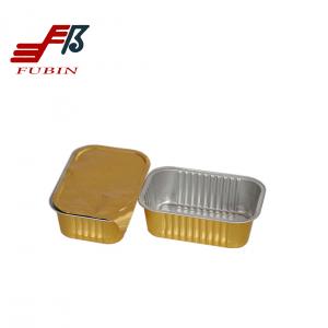 Wholesale Gold Heat Seal Foil Lids Rectangular for aluminum Container from china suppliers