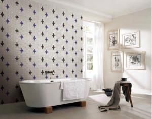 Wholesale Wall decoration bathroom mosaic design recycled glass mosaic pattern from china suppliers