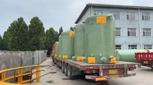 Wholesale Wastewater Treatment Frp Chemical Storage Tank High Strength Filament Winding from china suppliers