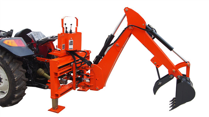 PTO Tractor Mounted Backhoe Excavator Mounted Tow Behind Backhoe Attachment