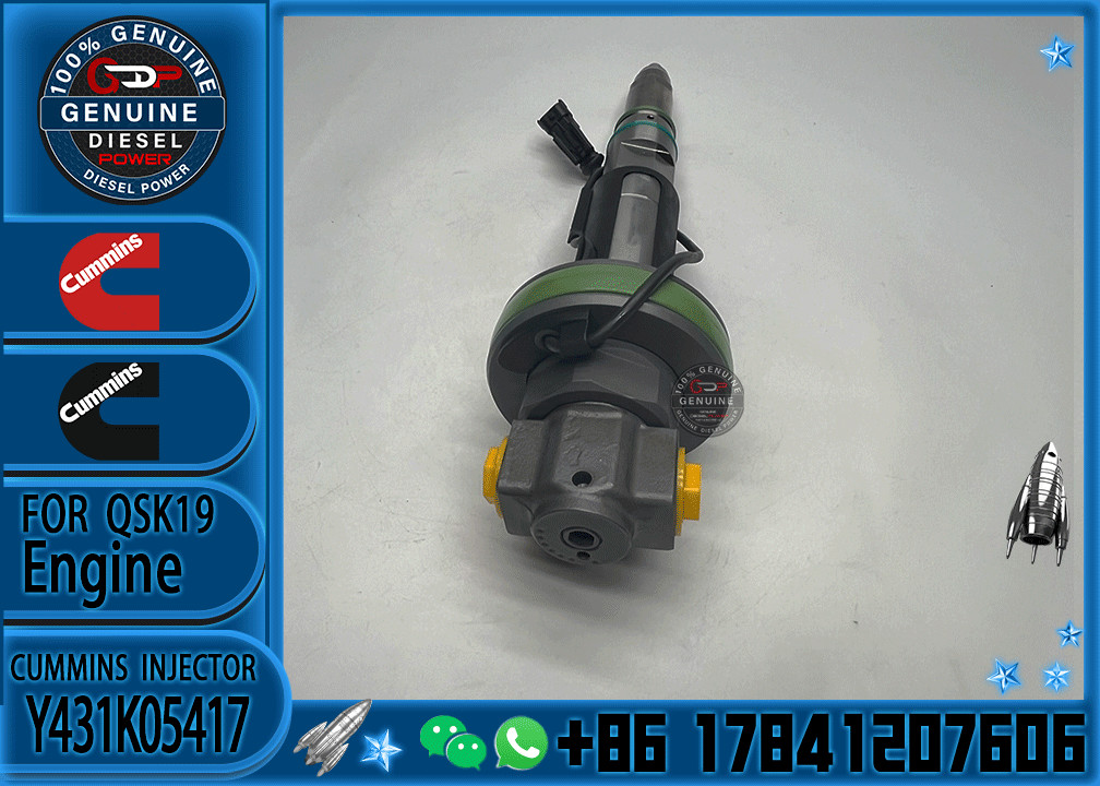 Diesel Fuel Injector 4928106 FOOBLOJ020 4089972 Y431K05417 For Cummins QSK19 QSK38 QSK50 QSK60 Engine