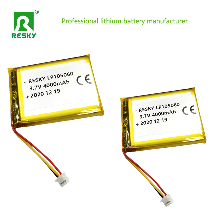 105060 Lithium Polymer Lipo Batteries 3.7V 4000mAh For Bluetooth Speaker