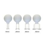 Wthite 4pcs For Neck Skin Anti-Wrinkle Effect Facial Massage Cupping Therapy Set