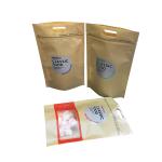 Recycled Popcorn Small Food Craft Brown Kraft Paper Bags Custom Print Wholesale