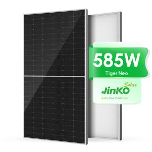 Wholesale Single Glass Jinko Solar Panel 580w 585w 590w 595w for Household Energy Storage System from china suppliers