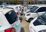 D1 Used Motor Vehicle Geely Electric Mini Car 22kwh 3 Door 2 Seats