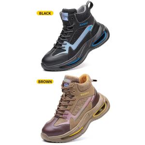 Wholesale Welding Safety Shoes With Kevlar Plate Yellow Lightweight Steel Toe Boots from china suppliers