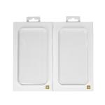 Personalized LOGO White Cell Phone Case Magnetic Flip Box Packaging With PVC