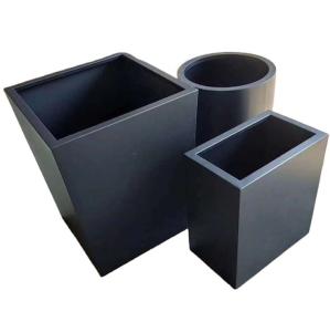 Wholesale Luxury garden metal gold floor vase large galvanized planter pots outdoor from china suppliers