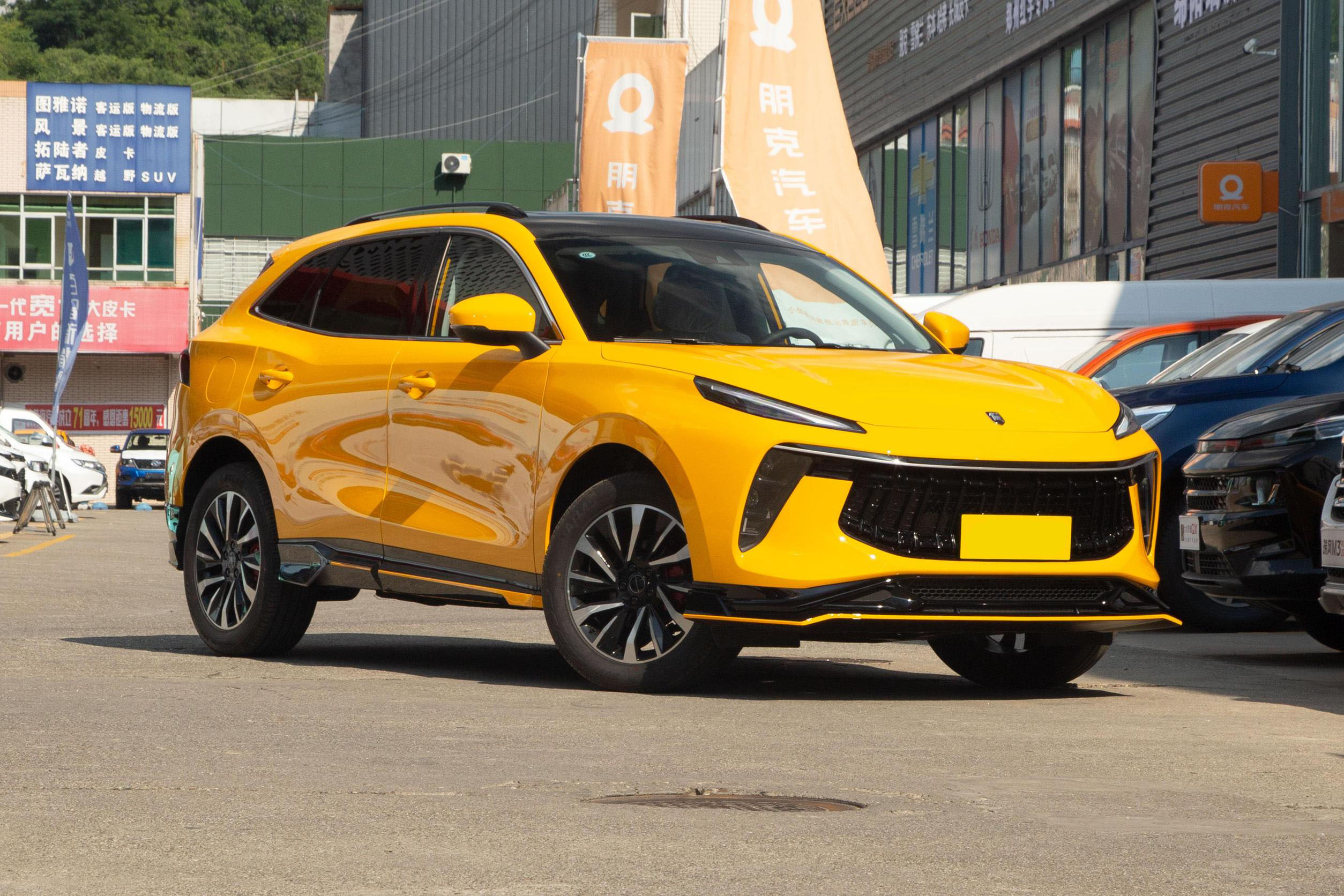 Dongfeng Forthing T5 Evo Euro 5 SUV Electric Light Leather 55 Turbo Multi-function Automatic Sunroof Max Speed 100KM/H