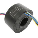 Diameter 38.1mm Rotary Joint Slip Ring 6 Circuit 15A 240VAC