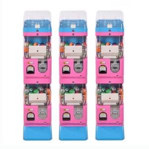 Wholesale Coin Operated Arcade Claw Machine , Gashapon Dispenser Display Plastic Capsule Toy Vending Machine from china suppliers