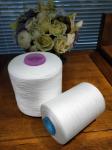 Sustainable Recycled Spun Sewing Thread Raw White 50S/3