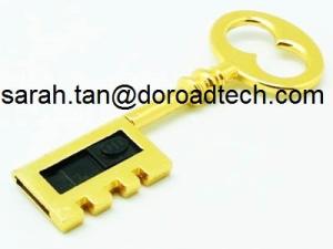 Wholesale Good Quality Low Price Real Capacity Gift Metal Key Shaped USB Pen Drives from china suppliers