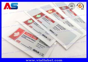 Wholesale Medication Pharmaceutical Custom Vial Sticker PET / PVC CMYK glass bottle labels from china suppliers