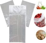 Food Grade Perforated Breathable PE Clear Plastic Bags On Roll For Fruits And