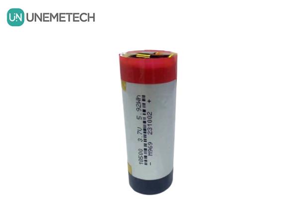3A Cylindrical LiPo Battery 3.7V 1600mAh 18500 Lithium Polymer Battery For