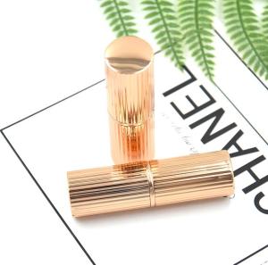 Wholesale SGS Screen Printing Round Gold Empty Lipstick Tubes Bulk 4g from china suppliers