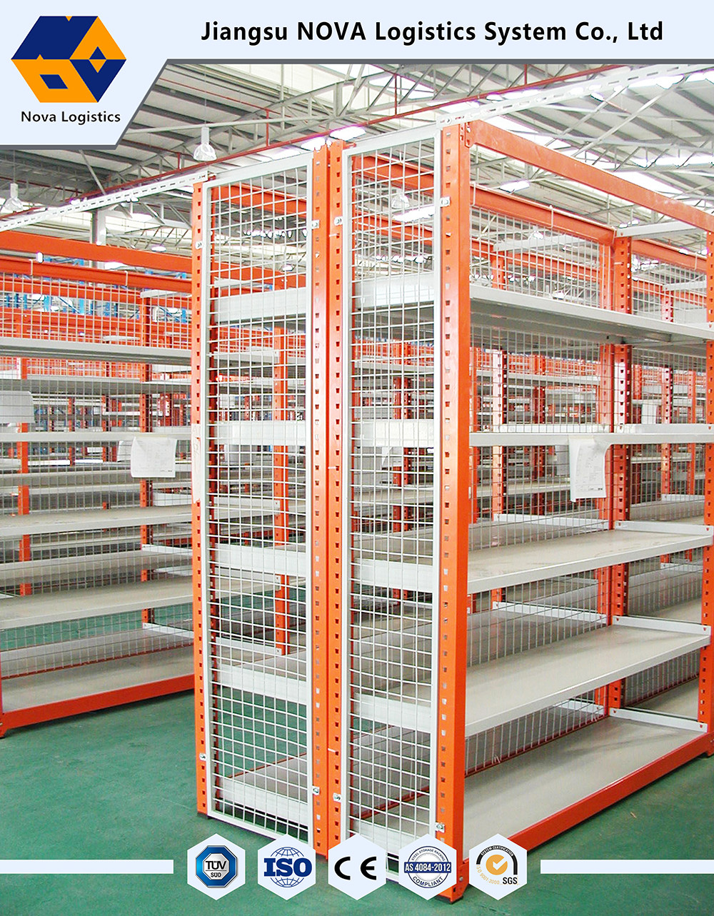 Customized Stainless Steel Shelves Racking System , Industrial Storage Racks