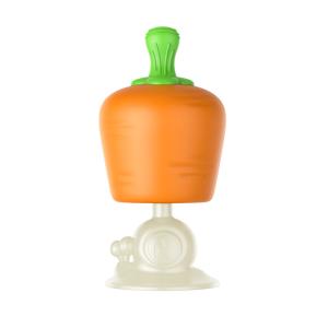 Wholesale Carrot Shape Infant Teething Toys Skin Like silicone Soothing For 0 - 6 Months from china suppliers