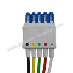 PHiliph M1971A ECG Cable 5-Lead Set Grabber IEC ICU 989803125851 Brand New
