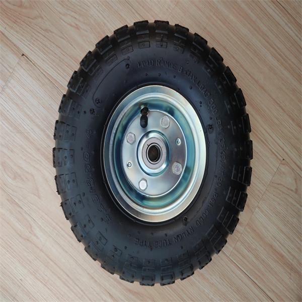 4.10 3.50-4 Pneumatic Trolley Wheels Durable Pneumatic Trolly Wheels For Baby