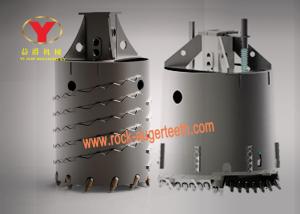 Wholesale Tungsten Carbide Forged Bucket Teeth Bucke Rotary Drill For Barrel Drill Rock from china suppliers