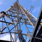 Galvanized 4g Wireless Gsm Telecom Microwave Antenna Radio Tube Steel Triangular