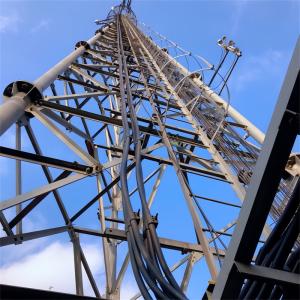 Wholesale Galvanized 4g Wireless Gsm Telecom Microwave Antenna Radio Tube Steel Triangular Towers from china suppliers