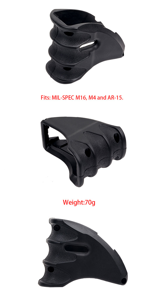 M4/M16 Mag Well Grip Magazine Finger Grooves Adapter