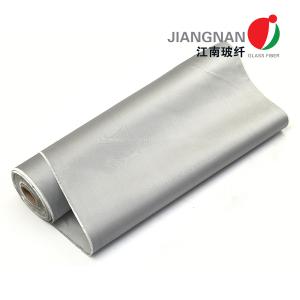 Wholesale Satin Weave Silicone Coated Fiberglass Fabric 1050g Fire Blanket Double Sides from china suppliers