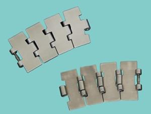 Wholesale SS881 FLAT TOP SS CHAINS RADIUS CONVEYOR SLAT TOP STAINLESS STEEL CHAINS FOR FOOD BEVERAGE LINES from china suppliers