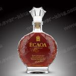 SGS Oval 500ml High Flint Whiskey Glass Bottle