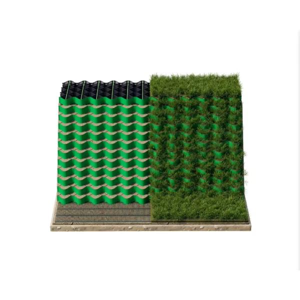 ASTM Standard Cell Depth 100mm Welding Distance 445mm Erosion Control Geocell 100-445 Ground Stabilisation