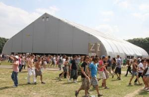 Wholesale Fireproof Aluminum Frame Tent , Hot Dip Galvanized Steel Canvas Frame Tents from china suppliers