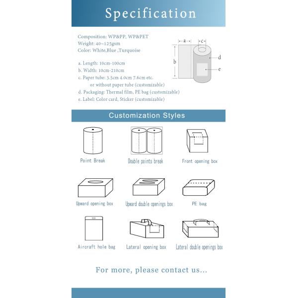 Spunlaced Automobile Industrial Cleaning Wipes ODM