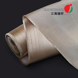 Wholesale Caramelized Fire Resistant Fiberglass Fabric Satin Weave Heat Treated from china suppliers