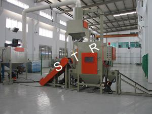Wholesale Industry Wet Sand Blasting Machine Belt Chain Conveying Fine Dust Filtering from china suppliers