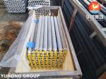 SA249 TP304 ASME Stainless Steel Welded Tube L Type Fin Tube For Air Cooler