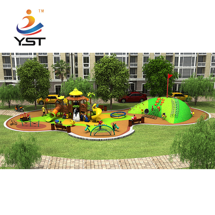 Fun Custom Playground Slides High Temperature Baking Finished For Children