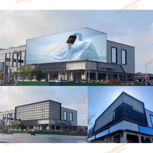 High Refresh Brightness Transparency Naked Eye 3D Screen P15.625 Outdoor Advertising