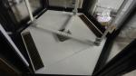 Upright Food Display Showcase 6 Sides Rotary Shelf / 2 Doors Bakery Glass