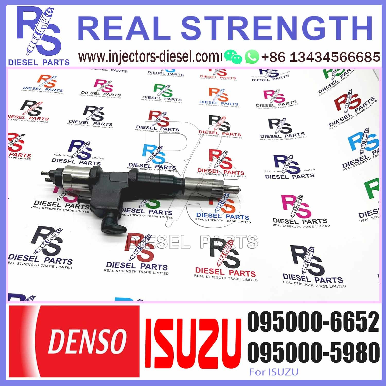 New Injector 095000-6650 095000-6651 095000-6652 for I-SUZU 8-98030550-0 8-98030550-1 8-98030550-2