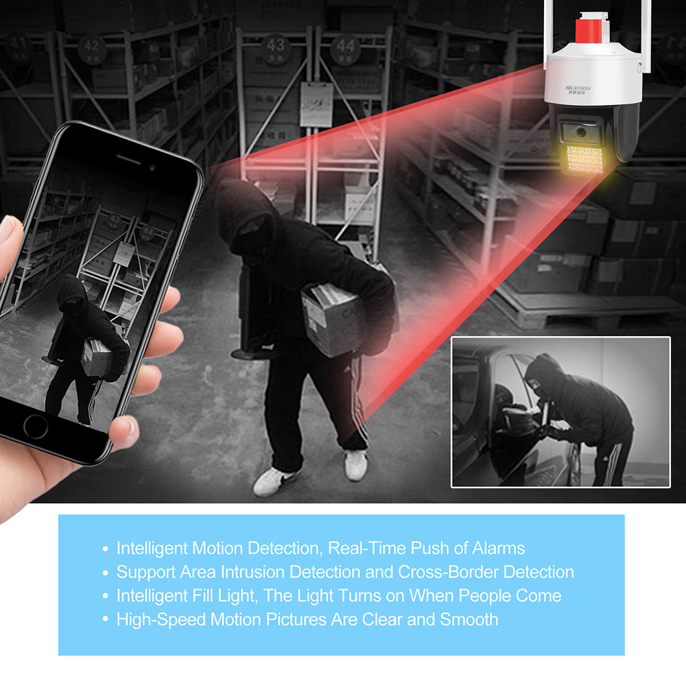 C2430TD-10J WIFI AI Humanoid Camera with Automatic Tracking and Network Surveillance
