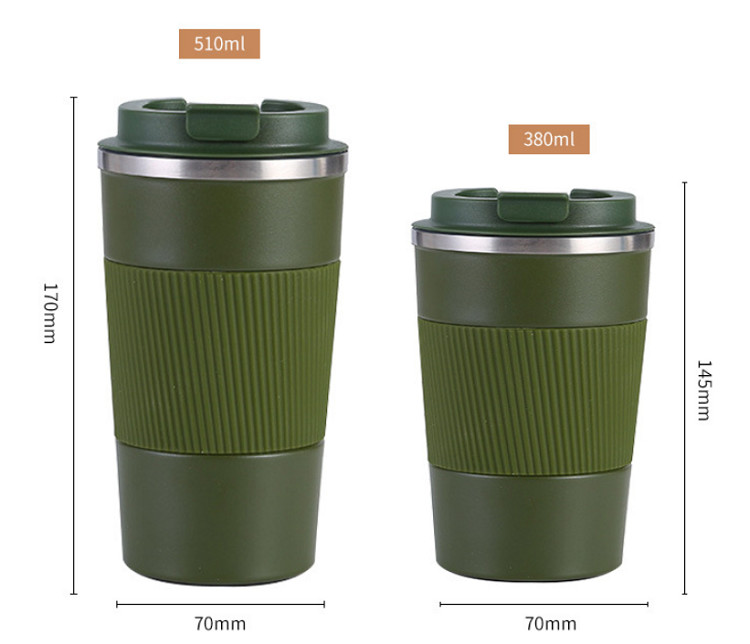 17oz Travel Coffee Mug Insulated Coffee Cups With Leakproof Lid Vacuum Stainless Steel Double Walled Thermal Car Coffee Tumbler Reusable
